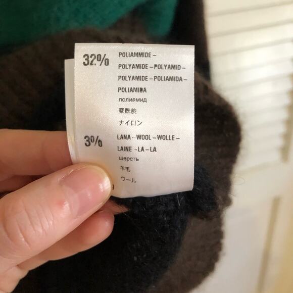 TELA Gina Striped Knit Mohair Sweater Size Small - Picture 10 of 11